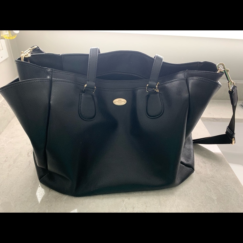 Saffiano Leather Coach Baby Tote Bag Crossbody